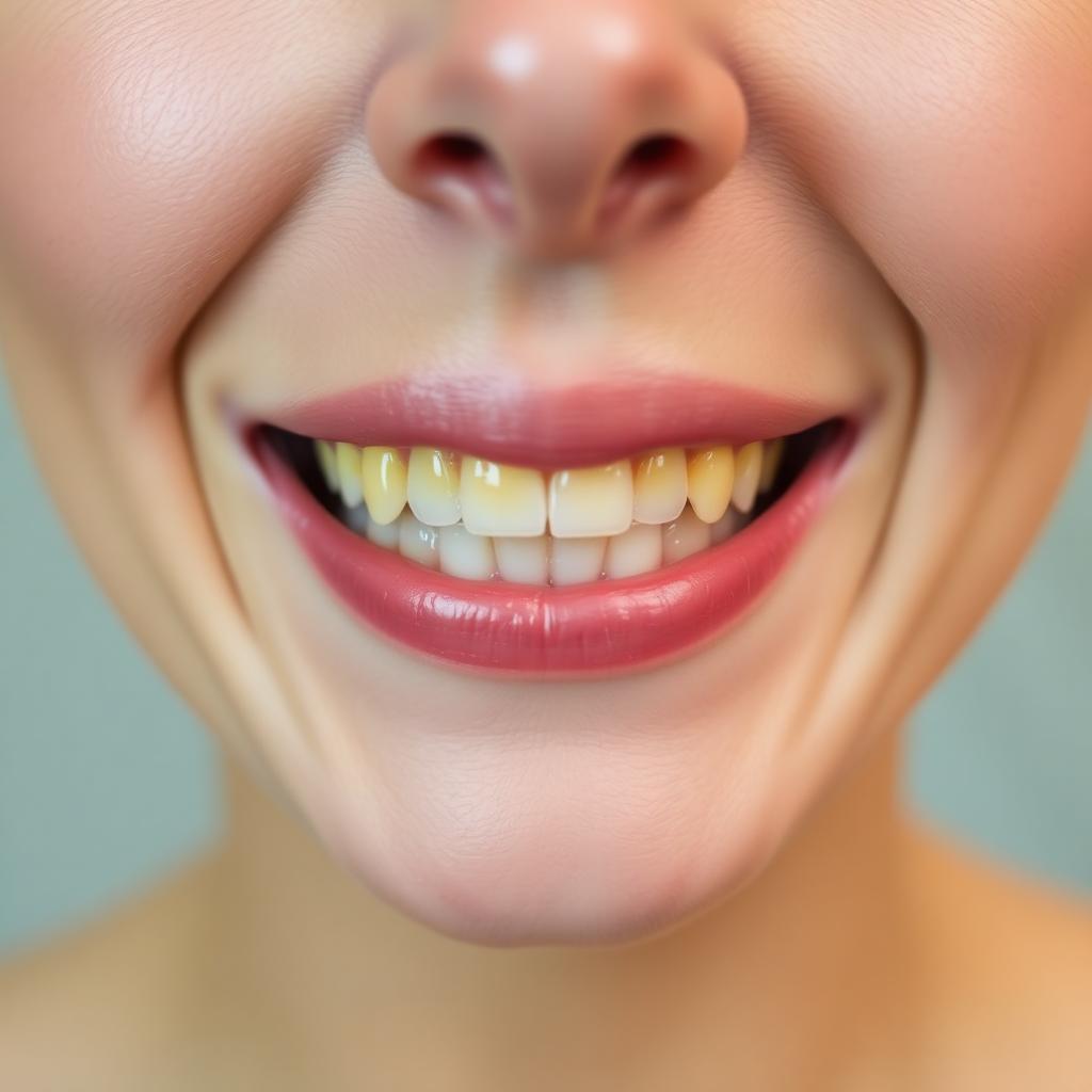 Sonrisa antes del tratamiento